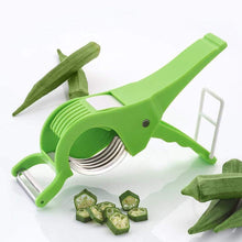Load image into Gallery viewer, Your Brand Kitchen combo - Revolving 16pc Plastic Spice Rack, Vegetables Spiral Cutter, Gas Lighter, Big Tea Strainer Sieve/Chai Chalni with Vegetables Cutter/ Slicer / Peeler (5 pcs)