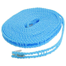Load image into Gallery viewer, 588 Nylon Clothesline, Windproof Anti-Slip Hanger Stop Rope with 2 Hooks (4 Meters)