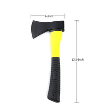 Load image into Gallery viewer, 641 -600g Hatchet Axe Fiberglass Body Rubberized Handle