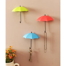 Load image into Gallery viewer, 486_3pcs/set Cute Umbrella Wall Mount Key Holder Wall Hook Hanger Organizer Durable Wall hooks bathroom kitchen Umbrella Wall Hook