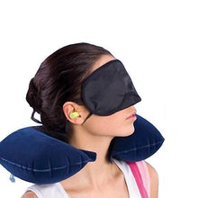 Load image into Gallery viewer, 505 -3-in-1 Air Travel Kit with Pillow, Ear Buds & Eye Mask