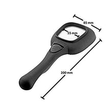 Load image into Gallery viewer, 557 Hand Held Optical Grade Magnifying Glass with 6 LED Lights