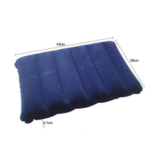 Load image into Gallery viewer, 510 Velvet Air Inflatable Travel Pillow (Blue)