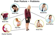 Load image into Gallery viewer, 377 Adjustable Royal Posture Back Support Brace Unisex