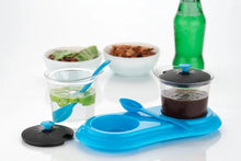 Load image into Gallery viewer, 608 Multipurpose Dining Set Jar and tray holder, Chutneys/Pickles/Spices Jar - 2pc
