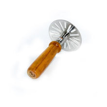 Load image into Gallery viewer, 064 Stainless Steel Potato Masher, Pav Bhaji Masher with wooden handle