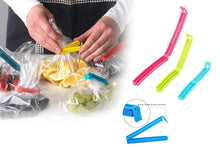 Load image into Gallery viewer, 105 Plastic Snack Bag Clip Sealer Set (18 Pcs, Multicolour)