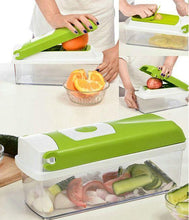 Load image into Gallery viewer, 2005_12 in 1 Magic Super Dicer Fruit Cutter Vegetable CHIPSER Unbreakable New Push & Clean