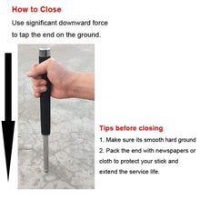 Load image into Gallery viewer, 576 Multi-Function Collapsible Self Defense Stick Extended