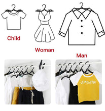 Load image into Gallery viewer, 287 Portable Folding Clothes Hangers / Drying Rack