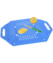 Load image into Gallery viewer, 704 -3 in 1 Fruit & Vegetable Chopping Board Wash Folding Basket