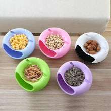 Load image into Gallery viewer, 250 Pista Nut Fruit Platter Serving Bowl With Mobile Phone Holder by HomeFast
