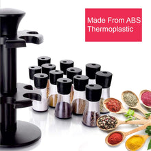 Load image into Gallery viewer, 095 Revolving Plastic Spice Rack Masala Organiser (12 pcs )