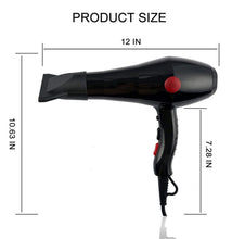 Load image into Gallery viewer, 386 2000 Watts Professional Hair Dryer 2800 (Black)
