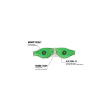 Load image into Gallery viewer, 403 Cold Eye Mask with Stick-on Straps (Green)