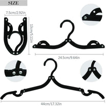 Load image into Gallery viewer, 287 Portable Folding Clothes Hangers / Drying Rack