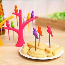 Load image into Gallery viewer, Your Brand'S Fancy Bird Fork, Attractive On Table and Ideal Fork for Eating Fruits(Pack of 4)