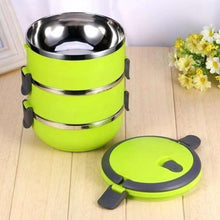 Load image into Gallery viewer, 2006_Easy Lock Stainless Steel Lunch Box 3 Layers