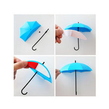 Load image into Gallery viewer, 486_3pcs/set Cute Umbrella Wall Mount Key Holder Wall Hook Hanger Organizer Durable Wall hooks bathroom kitchen Umbrella Wall Hook