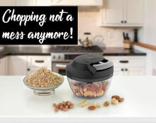 Load image into Gallery viewer, 741 Mini Pull Chopper 450ml Handy Plastic Chopper with Triple SS Blade