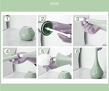 Load image into Gallery viewer, 223 -2 in 1 Plastic Cleaning Brush Toilet Brush with Holder