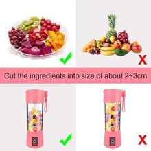 Load image into Gallery viewer, 121 Portable USB Electric Juicer - 2 Blades (Protein Shaker)