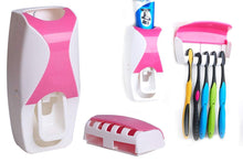 Load image into Gallery viewer, 200 Toothpaste Dispenser & Tooth Brush with Toothbrush