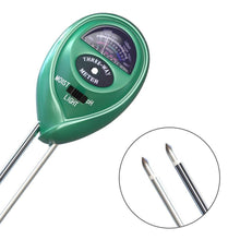 Load image into Gallery viewer, 473 Soil Tester 3-in-1 Plant Moisture Sensor (Green)
