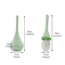 Load image into Gallery viewer, 223 -2 in 1 Plastic Cleaning Brush Toilet Brush with Holder