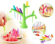 Load image into Gallery viewer, Your Brand'S Fancy Bird Fork, Attractive On Table and Ideal Fork for Eating Fruits(Pack of 4)