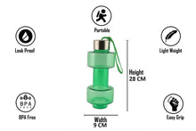 Load image into Gallery viewer, 2002_Steel Cap Plastic water Dumbbells Bottle