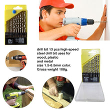 Load image into Gallery viewer, Your Brand Power Tools 10MM - 450W, 2600 Rpm, 220V- 50Hz Electric Drill Machine with 13 Pieces Bits Set