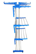 Load image into Gallery viewer, 733 Stainless Steel Double Pole 3 Layer Cloth Drying Stand