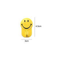 Load image into Gallery viewer, 604 Plastic Self-Adhesive Smiley Face Hooks, 1 Kg Load Capacity (6pcs)