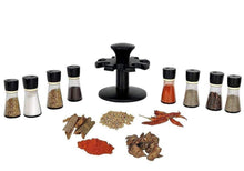Load image into Gallery viewer, 103 Revolving Plastic Spice Rack Masala Organiser (16 Pcs)