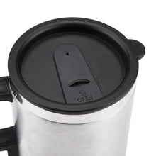 Load image into Gallery viewer, 551 -12V Car Charging Electric Kettle Mug (Silver)