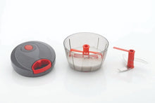 Load image into Gallery viewer, 0197 Manual 2 in 1 Compact &amp; Powerful Hand Held Vegetable Chopper/Blender
