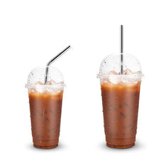 Load image into Gallery viewer, 579 Set of 4 Stainless Steel Straws &amp; Brush (2 Straight straws, 2 Bent straws, 1 Brush)
