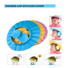 Load image into Gallery viewer, 378 Adjustable Safe Soft Baby Shower cap
