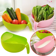Load image into Gallery viewer, 156 Rice Bowl Thick Drain Basket with Handle
