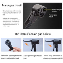 Load image into Gallery viewer, 532 Portable High Pressure Tire 116 psi Air Pump Foot Inflator with Gauge
