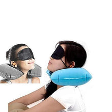Load image into Gallery viewer, 505 -3-in-1 Air Travel Kit with Pillow, Ear Buds &amp; Eye Mask
