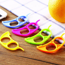 Load image into Gallery viewer, 187 Kitchen Plastic Orange Citrus Peelers, Slicer, Cutter
