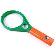 Load image into Gallery viewer, 527 Hand-Held Optical Grade Magnifying Glass with Compass (90mm)
