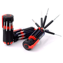 Load image into Gallery viewer, 8 in 1 Multi-Function Screwdriver Kit with LED Portable Torch
