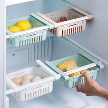 Load image into Gallery viewer, 113 Adjustable Fridge Storage Basket, Fridge Racks Tray Sliding Storage Racks
