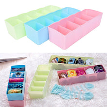 Load image into Gallery viewer, 236 5-Compartments Socks/Handkerchief/Underwear Storage Box Socks Drawer Closet Organizer Storage Boxes (pack of 4)
