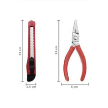 Load image into Gallery viewer, 445 Steel Screw Driver, Cutter and Pliers Set
