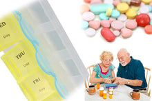 Load image into Gallery viewer, 373 28 Days Medicine Pill Drug Storage Box Case Mini Pillbox Container
