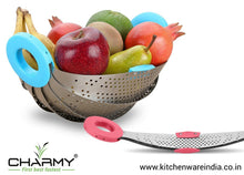 Load image into Gallery viewer, 088 Plastic Colander Strainer (400ml, Multicolour)

